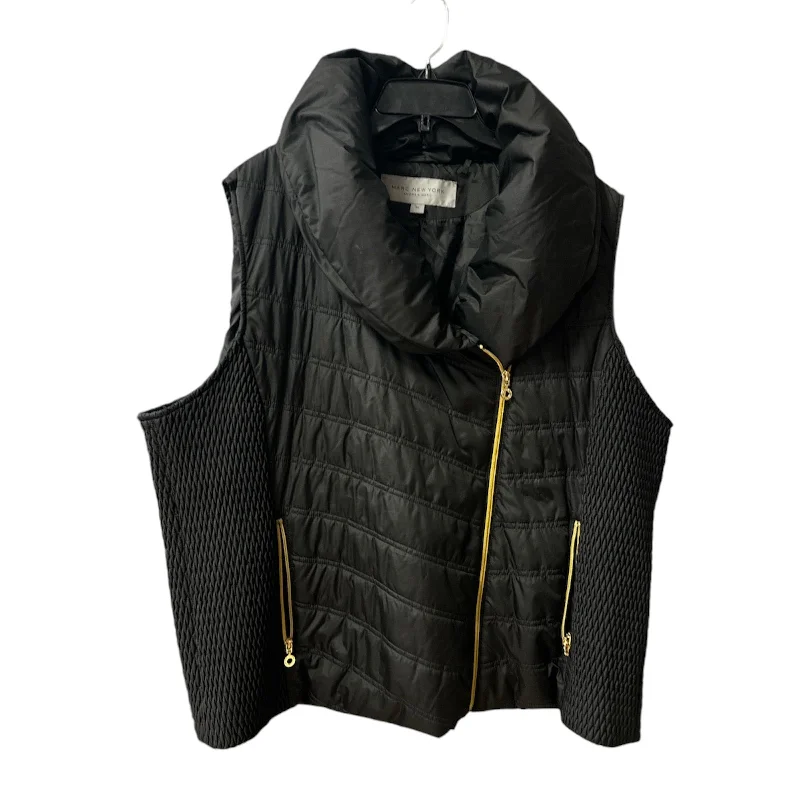 Fashionable Men's Denim JacketsVest Puffer & Quilted By Marc Jacobs In Black, Size: 3x