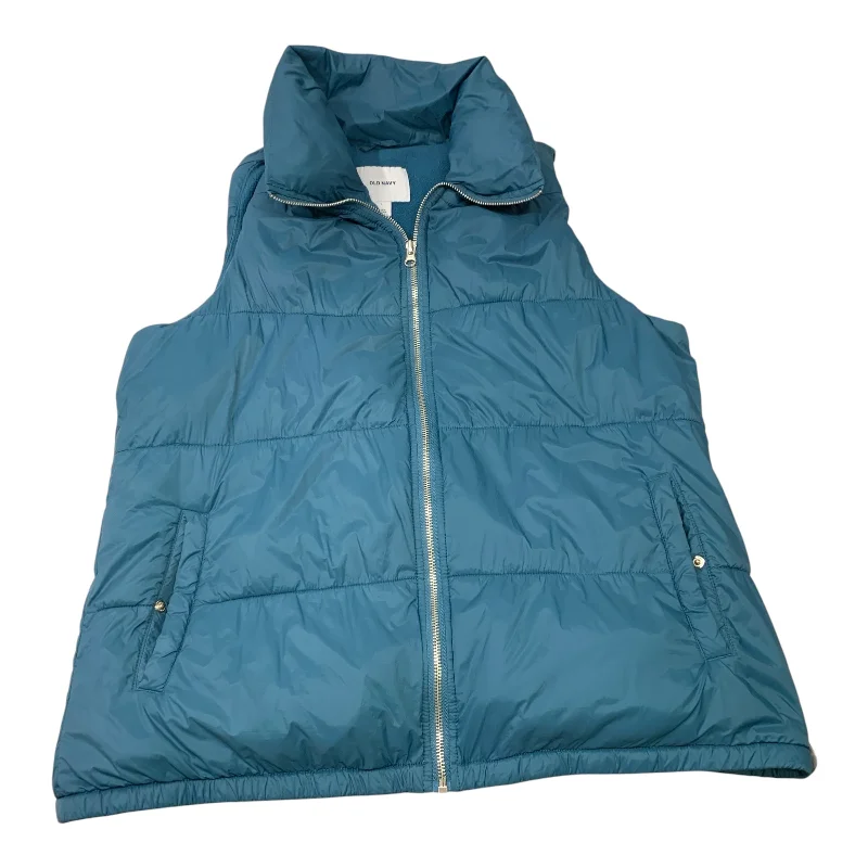 Best Men's Leather CoatsVest Puffer & Quilted By Old Navy In Blue, Size: L