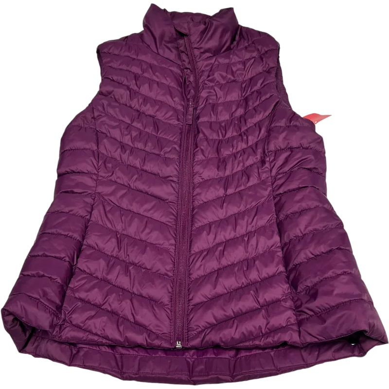 Men's Coats with Vintage StyleVest Puffer & Quilted By Old Navy In Purple, Size: S