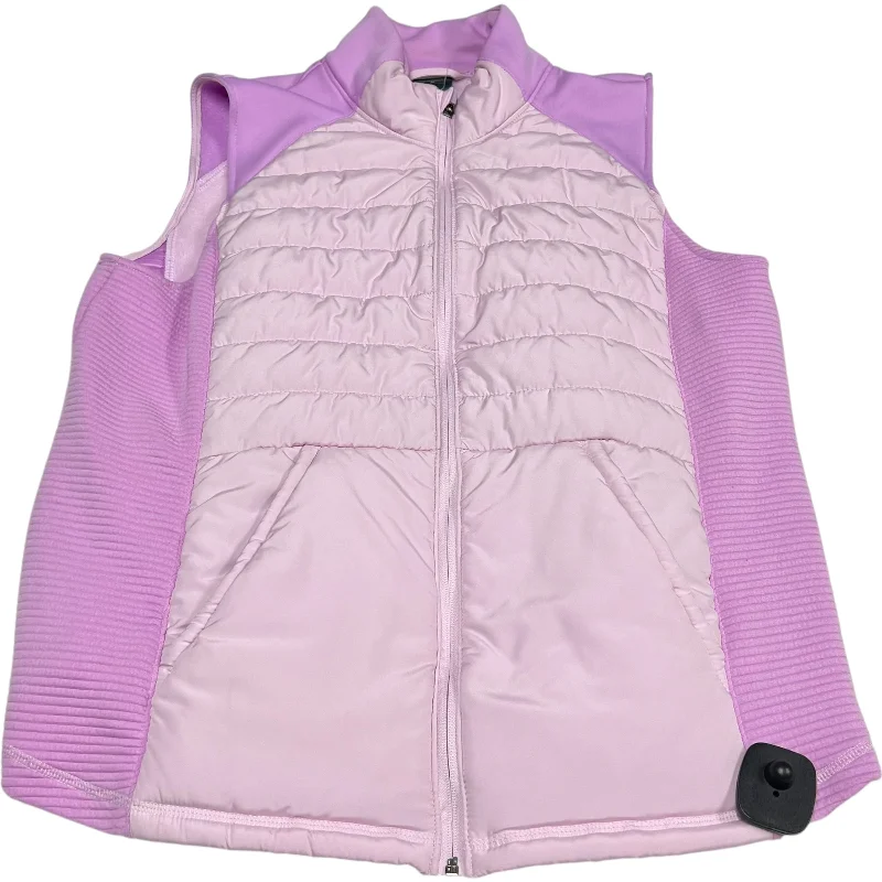 Men's Coats for LayeringVest Puffer & Quilted By Tek Gear In Pink, Size: Xl