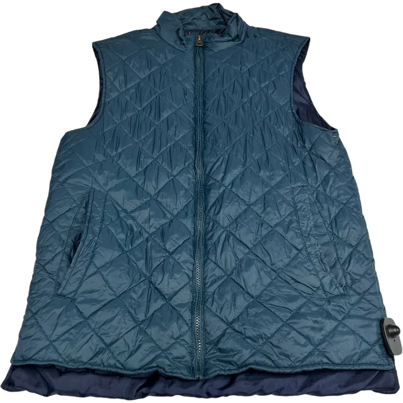 Men's Coats with Slim FitsVest Puffer & Quilted By Weatherproof In Blue, Size: S