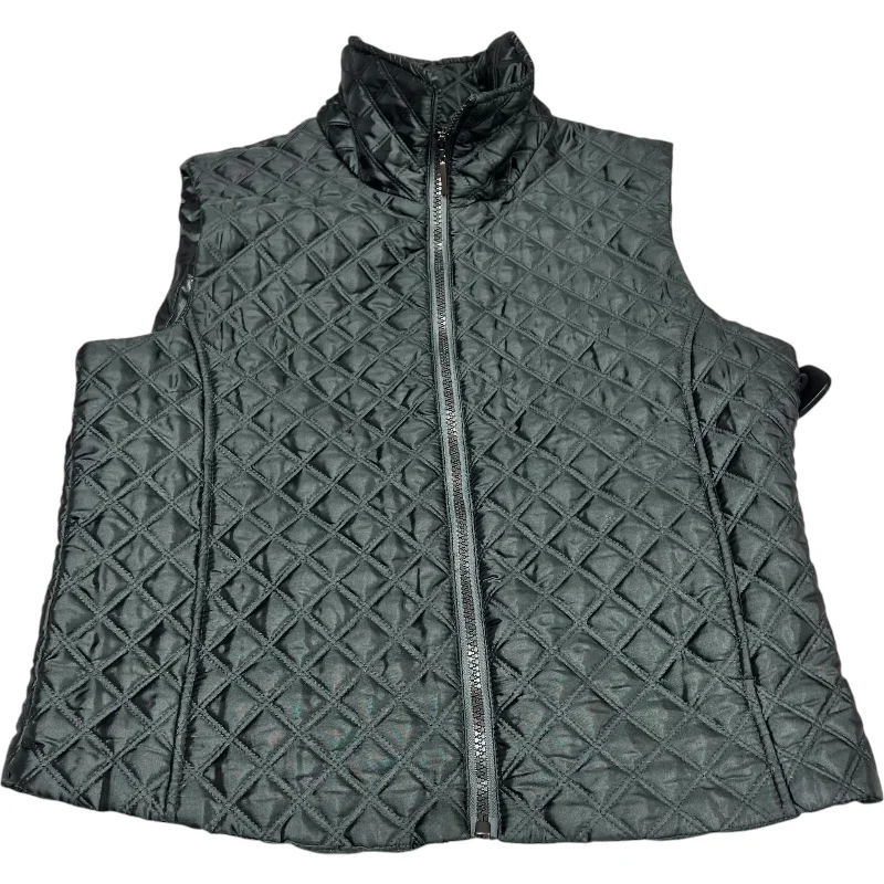 Classic Men's Trench CoatsVest Puffer & Quilted By Weatherproof In Grey, Size: M