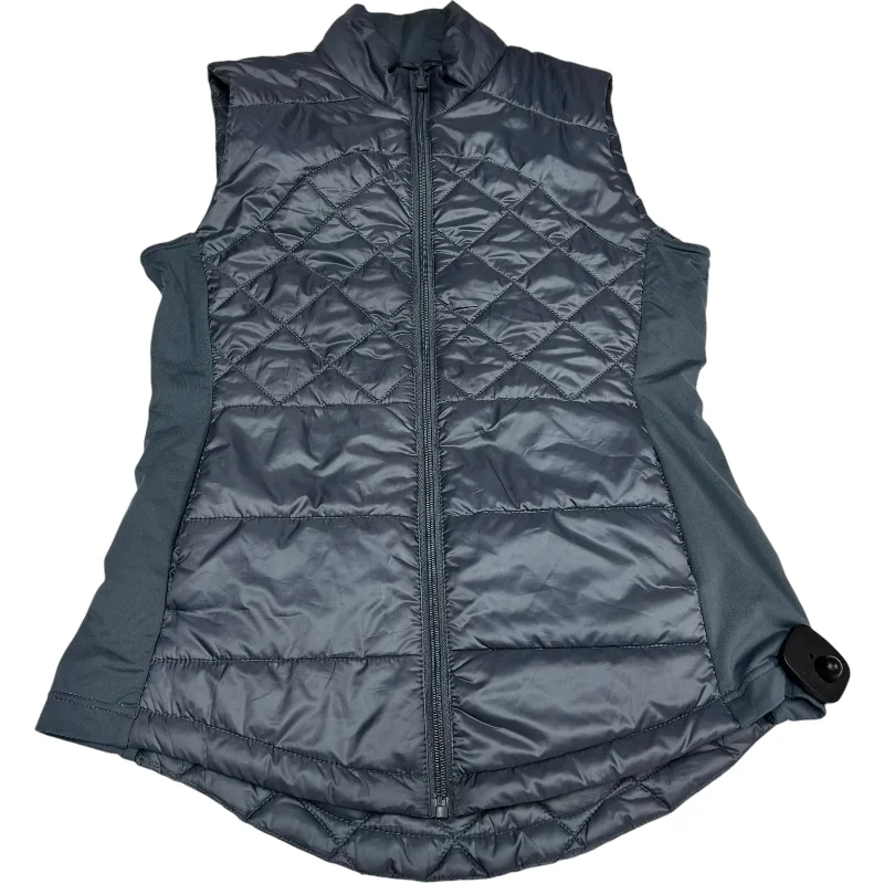 Fashionable Men's Denim JacketsVest Puffer & Quilted By Zelos In Grey, Size: M