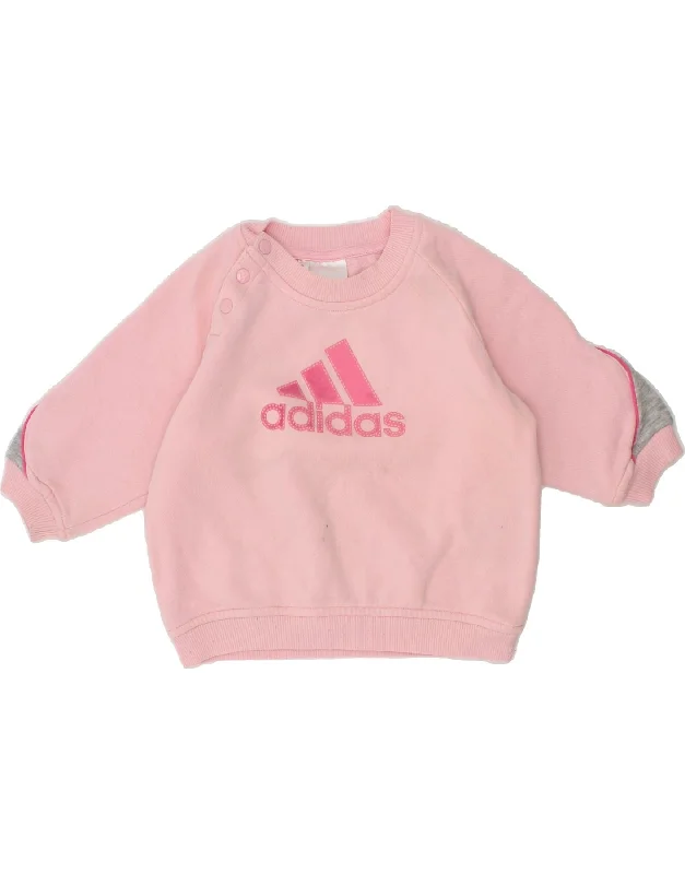 Practical Men's Water-Resistant HoodiesADIDAS Baby Girls Graphic Sweatshirt Jumper 6-9 Months Pink Cotton