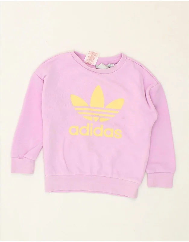 High-Quality Men's French Terry HoodiesADIDAS Girls Graphic Sweatshirt Jumper 2-3 Years Pink Cotton