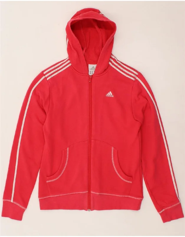 Practical Men's Water-Resistant HoodiesADIDAS Girls Zip Hoodie Sweater 15-16 Years Red Cotton