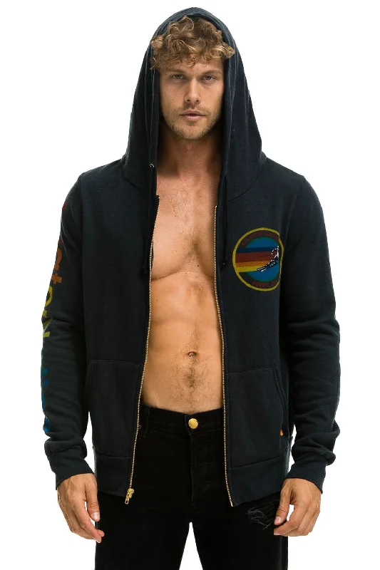 Men's Hoodies with Breathable FabricAVIATOR NATION ASPEN HOODIE - CHARCOAL