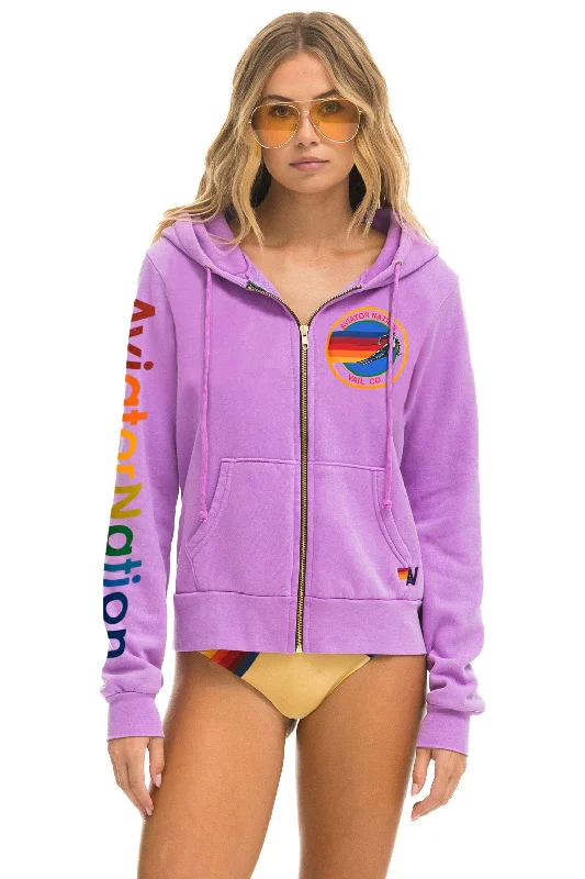 Men's Hoodies with Modern CutsAVIATOR NATION VAIL HOODIE - NEON PURPLE