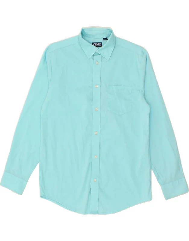 Men's Performance Fabric Shirts for All-Day ComfortCHAPS Boys Shirt 14-15 Years Large  Turquoise Cotton