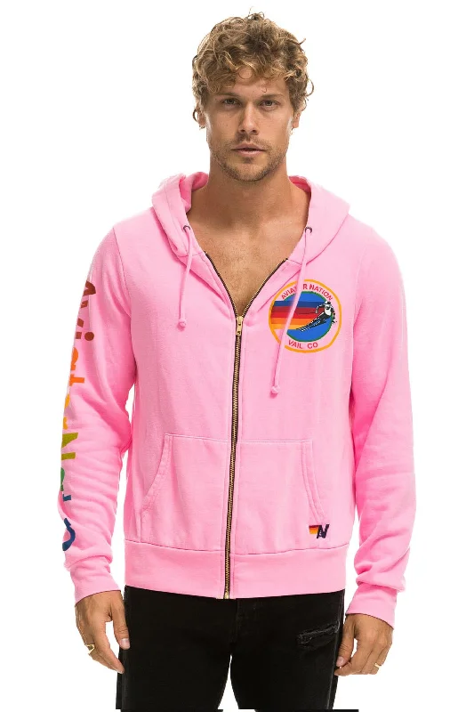 Men's Hoodies for StreetwearAVIATOR NATION VAIL HOODIE - NEON PINK