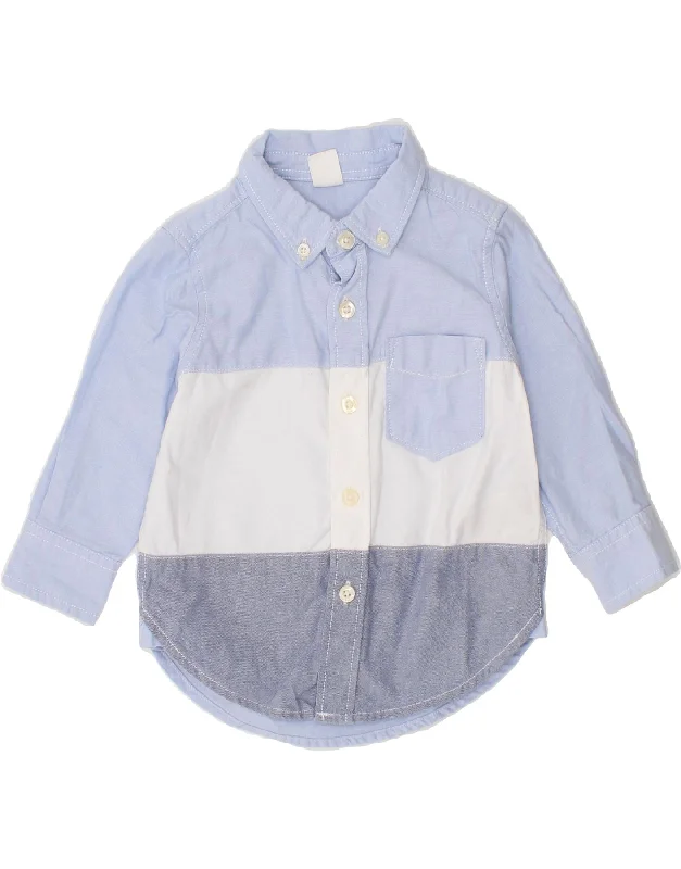 Men's Fishing Shirts for Water SportsGAP Baby Boys Shirt 12-18 Months Blue Colourblock Cotton