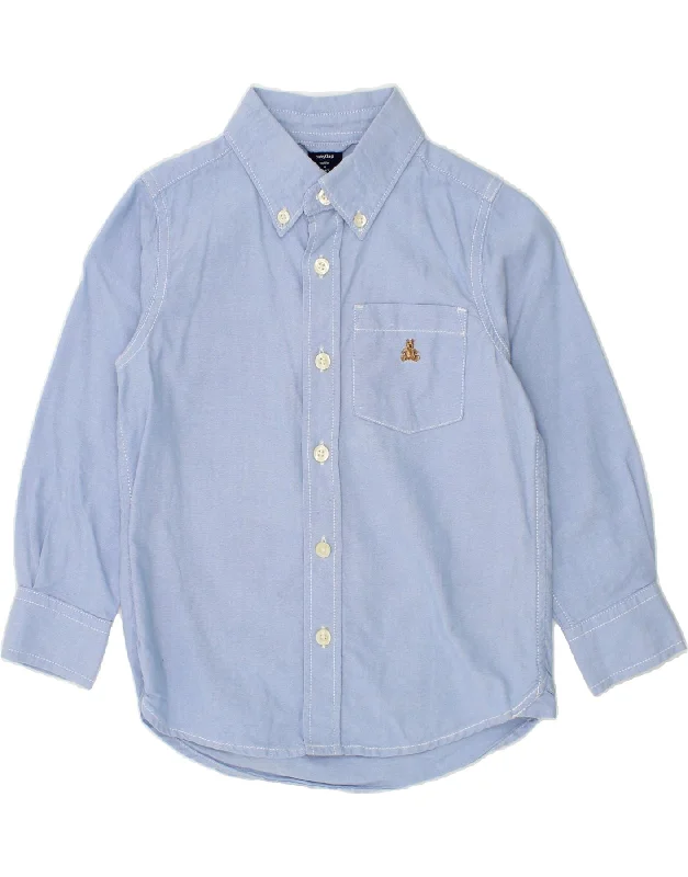 Men's Spread-Collar Shirts for a Bold StatementGAP Boys Shirt 3-4 Years Blue Cotton