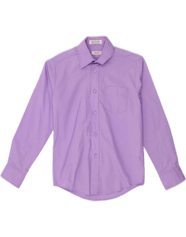 Men's Limited Edition Shirts for ExclusivityIZOD Boys Shirt 9-10 Years Purple Cotton