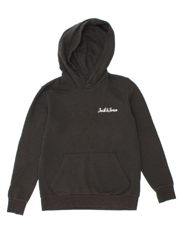 Men's Hoodies for YogaJACK & JONES Boys Hoodie Jumper 11-12 Years Black Cotton