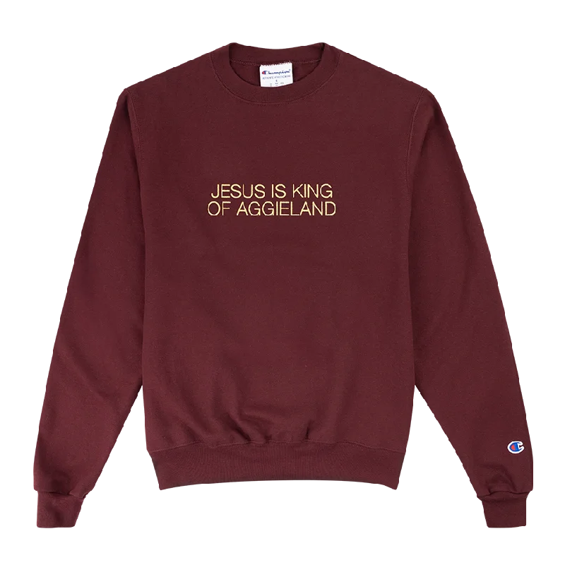 Men's Hoodies for Short MenJesus is King of Aggieland Sweatshirt