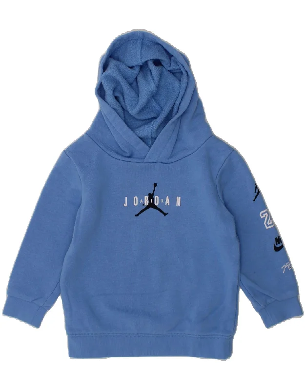 Men's Hoodies for Cold WeatherJORDAN Baby Boys Graphic Hoodie Jumper 12-18 Months Blue Cotton