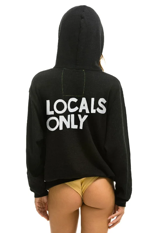 Fashionable Men's Streetwear HoodiesLOCALS ONLY HOODIE - BLACK