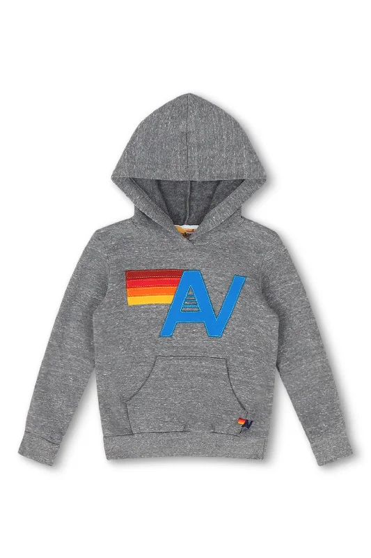 Cool Men's Graphic HoodiesLOGO STITCH KIDS PULLOVER HOODIE - HEATHER GREY