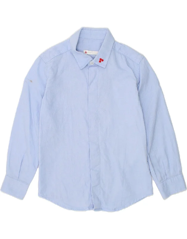 Men's Solid-Colored Shirts for VersatilityPEUTEREY Boys Shirt 2-3 Years Blue Cotton