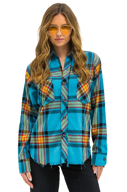 Lightweight Men's Poplin ShirtsPLAID FLANNEL LIGHT WEIGHT UNISEX WESTERN SHIRT - JACKSON PLAID