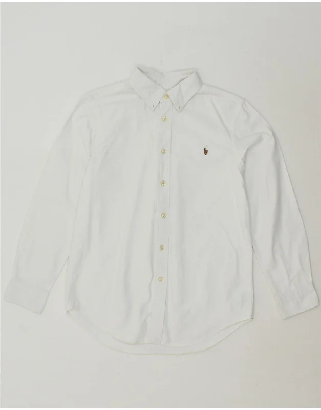 Men's Minimalist Shirts for a Clean LookRALPH LAUREN Boys Shirt 13-14 Years White Cotton