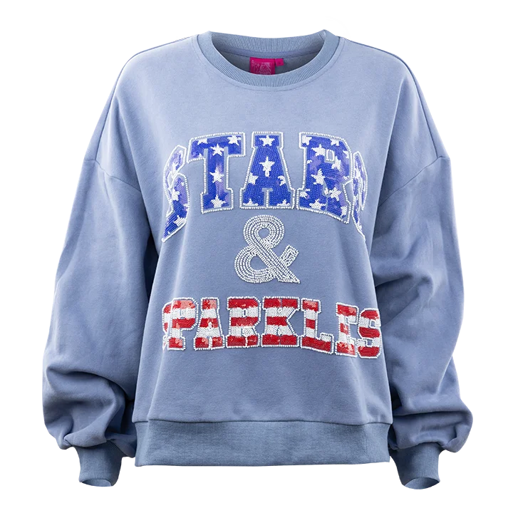 Elevated Men's Lounge HoodiesTexas A&M Queen of Sparkles Stars & Sparkles Sweatshirt