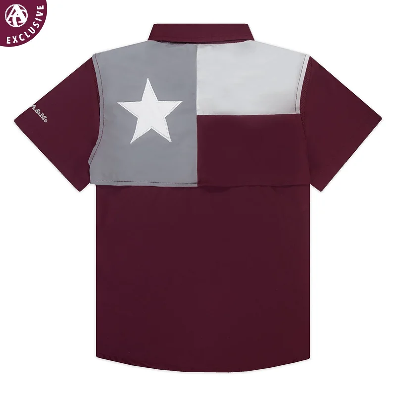 Men's Striped Long-Sleeve Shirts for a Maritime FeelTexas A&M Toddler Performance Flag Fishing Shirt