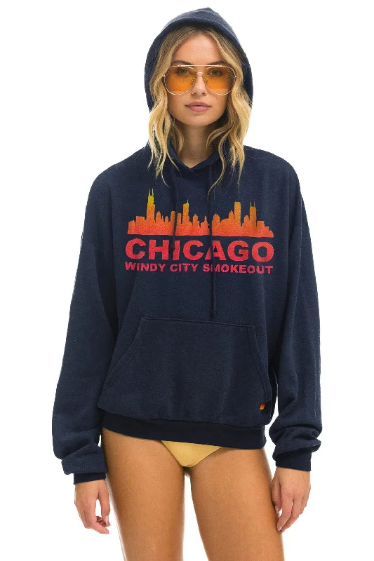 Luxurious Men's Cashmere HoodiesWINDY CITY SMOKEOUT 2024 PULLOVER HOODIE RELAXED - NAVY