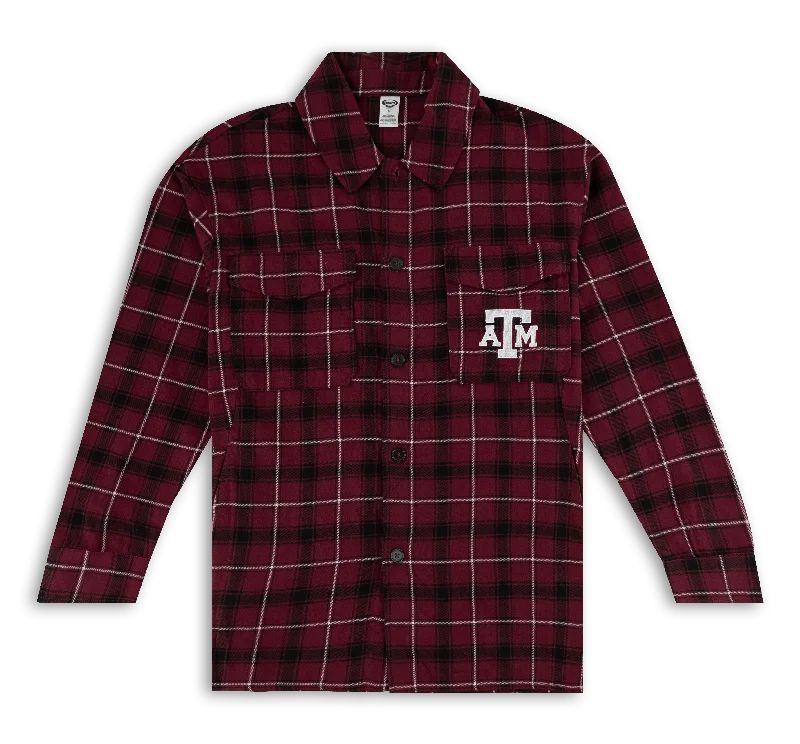 Men's Luxury Shirts for High-End FashionTexas A&M Boyfriend Plaid Nightshirt