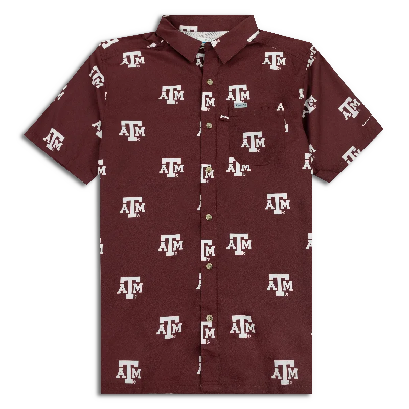 Men's Neutral-Tone Shirts for Versatile StylingTexas A&M Columbia Super Slack Tide Shirt