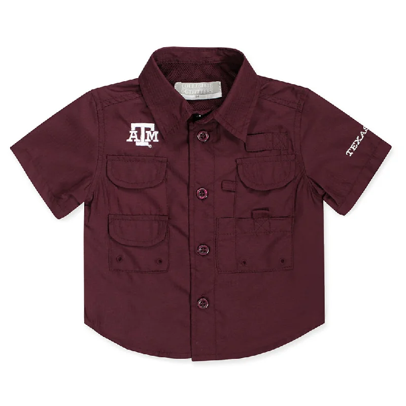 Men's Patterned Dress Casual Shirts for Smart-Casual EventsTexas A&M Toddler Maroon Fishing Shirt